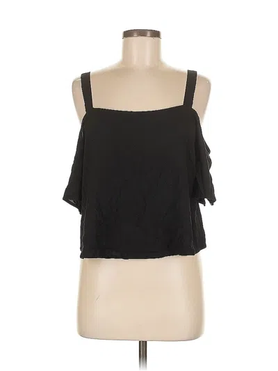 Pre-owned Forever 21 Sleeveless Blouse In Black