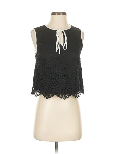 Pre-owned Forever 21 Sleeveless Blouse In Black