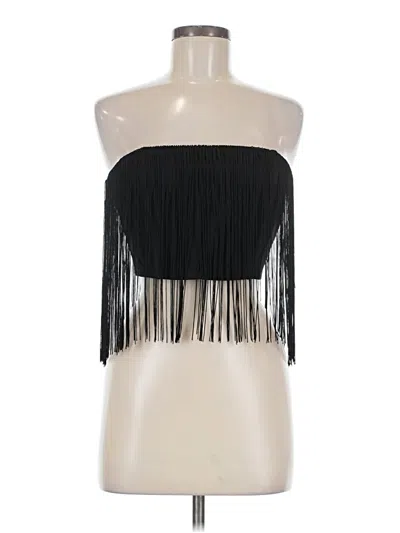 Pre-owned Forever 21 Sleeveless Blouse In Black