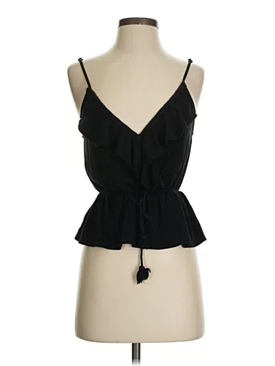 Pre-owned Forever 21 Sleeveless Blouse In Black