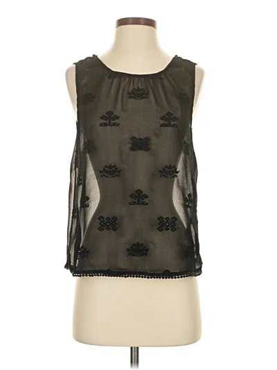 Pre-owned Forever 21 Sleeveless Blouse In Black