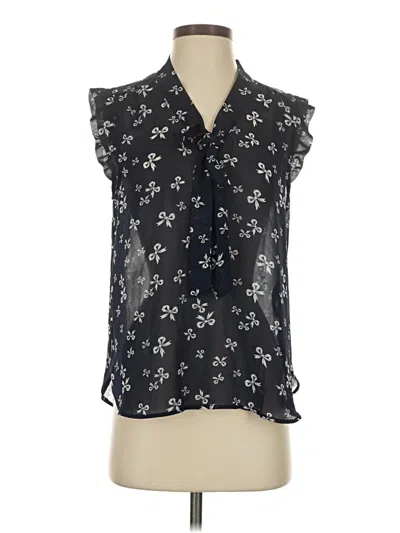 Pre-owned Forever 21 Sleeveless Blouse In Black