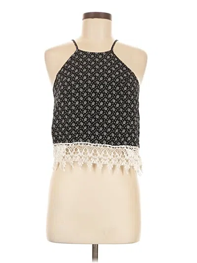 Pre-owned Forever 21 Sleeveless Blouse In Black