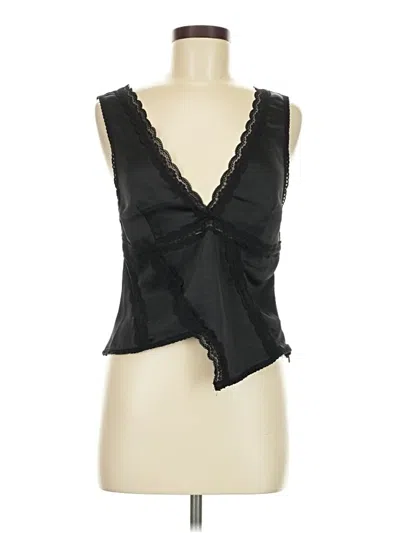 Pre-owned Forever 21 Sleeveless Blouse In Black