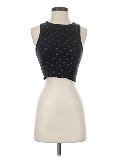 Pre-owned Forever 21 Sleeveless Blouse In Black