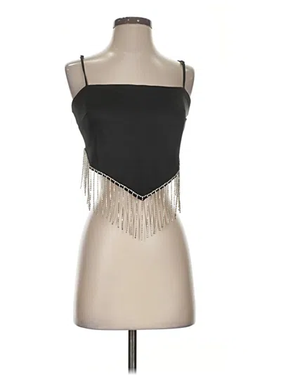 Pre-owned Forever 21 Sleeveless Blouse In Black