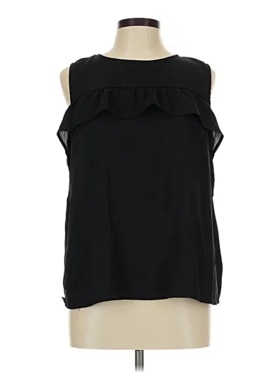 Pre-owned Forever 21 Sleeveless Blouse In Black