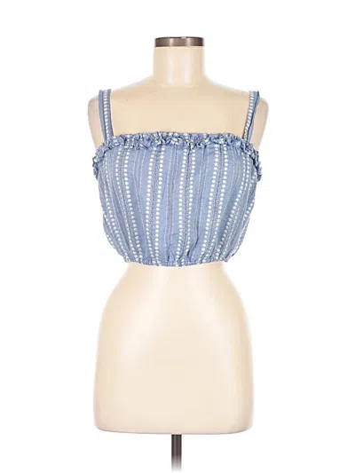 Pre-owned Forever 21 Sleeveless Blouse In Blue