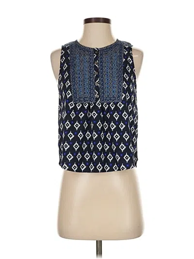 Pre-owned Forever 21 Sleeveless Blouse In Blue