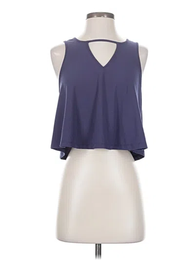 Pre-owned Forever 21 Sleeveless Blouse In Blue