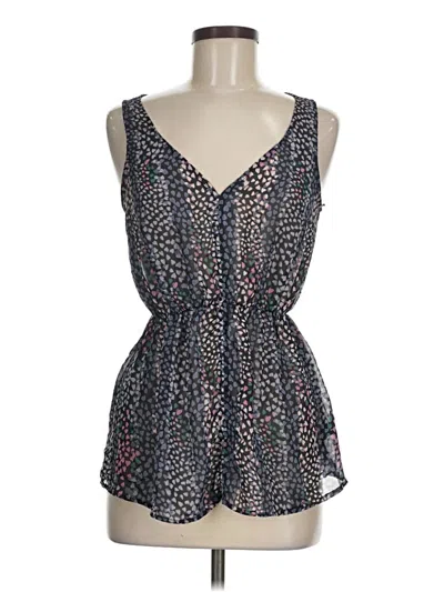 Pre-owned Forever 21 Sleeveless Blouse In Blue