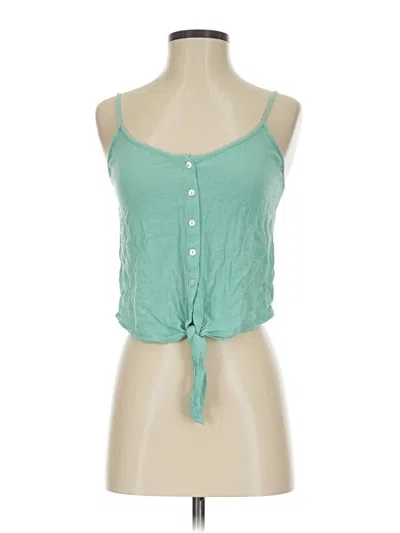 Pre-owned Forever 21 Sleeveless Blouse In Blue