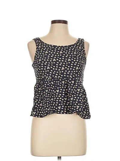 Pre-owned Forever 21 Sleeveless Blouse In Blue