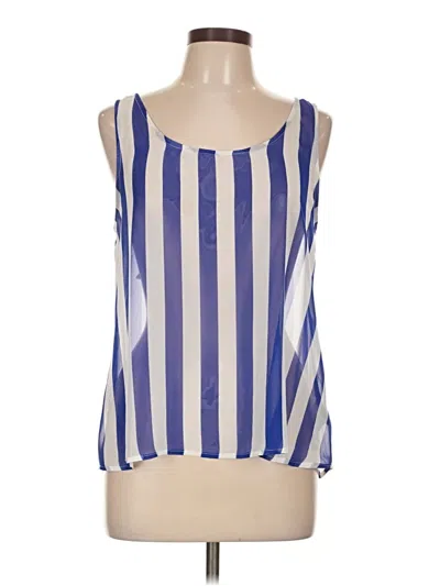 Pre-owned Forever 21 Sleeveless Blouse In Blue