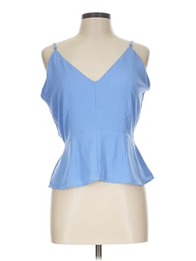 Pre-owned Forever 21 Sleeveless Blouse In Blue