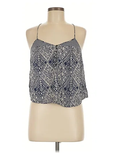 Pre-owned Forever 21 Sleeveless Blouse In Blue