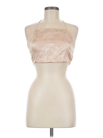 Pre-owned Forever 21 Sleeveless Blouse In Brown