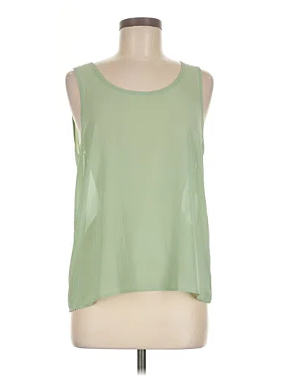 Pre-owned Forever 21 Sleeveless Blouse In Green