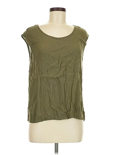 Pre-owned Forever 21 Sleeveless Blouse In Green