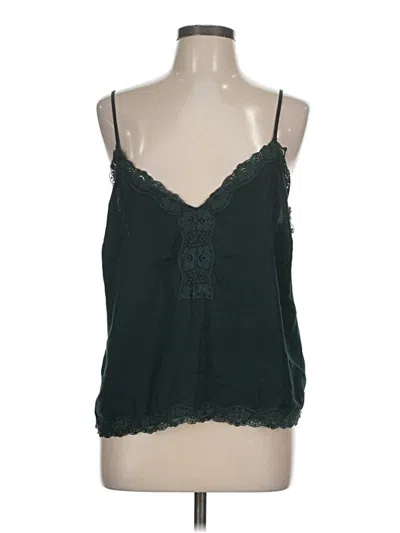 Pre-owned Forever 21 Sleeveless Blouse In Green