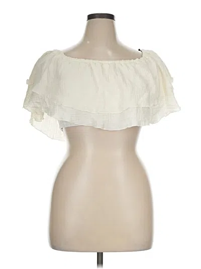 Forever 21 Sleeveless Blouse In Ivory