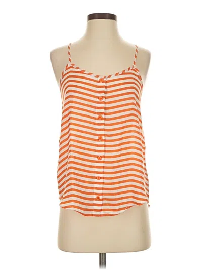 Pre-owned Forever 21 Sleeveless Blouse In Orange