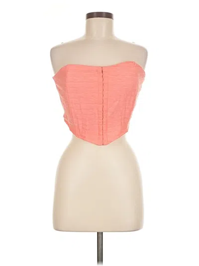 Pre-owned Forever 21 Sleeveless Blouse In Orange