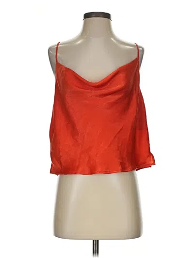 Pre-owned Forever 21 Sleeveless Blouse In Orange