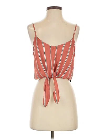 Pre-owned Forever 21 Sleeveless Blouse In Orange