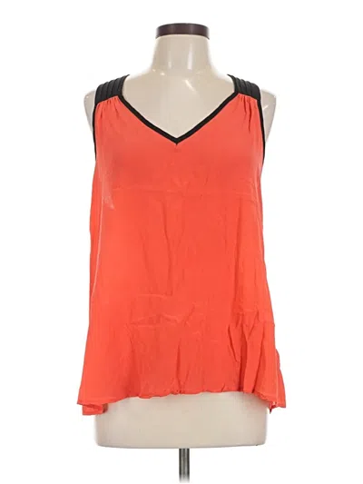 Pre-owned Forever 21 Sleeveless Blouse In Orange