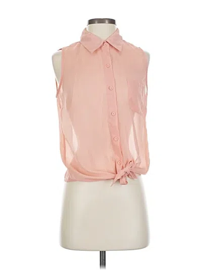 Pre-owned Forever 21 Sleeveless Blouse In Pink
