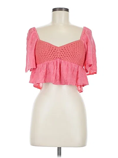 Pre-owned Forever 21 Sleeveless Blouse In Pink