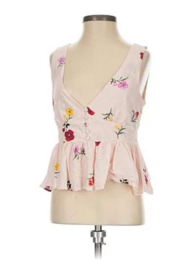 Pre-owned Forever 21 Sleeveless Blouse In Pink