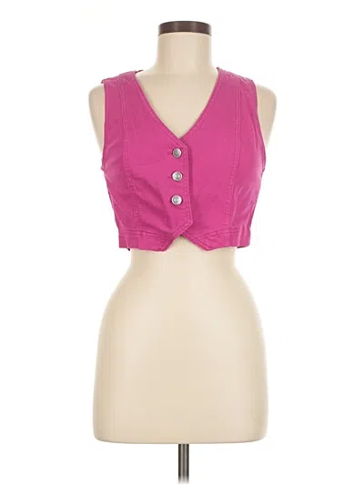 Pre-owned Forever 21 Sleeveless Blouse In Pink