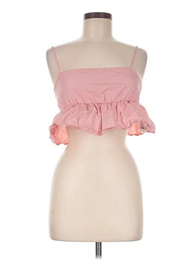 Pre-owned Forever 21 Sleeveless Blouse In Pink