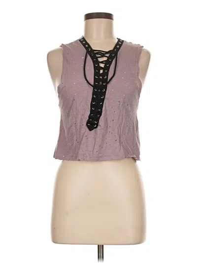 Pre-owned Forever 21 Sleeveless Blouse In Purple