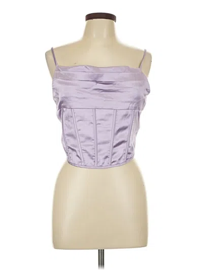 Pre-owned Forever 21 Sleeveless Blouse In Purple