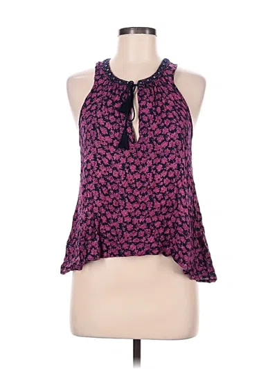 Pre-owned Forever 21 Sleeveless Blouse In Purple