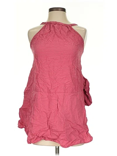 Pre-owned Forever 21 Sleeveless Blouse In Red