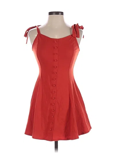 Pre-owned Forever 21 Sleeveless Blouse In Red