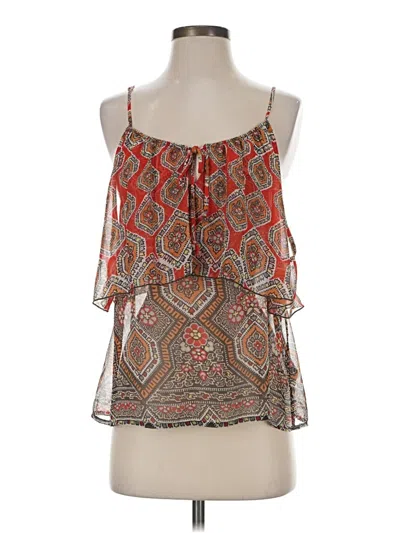 Pre-owned Forever 21 Sleeveless Blouse In Red