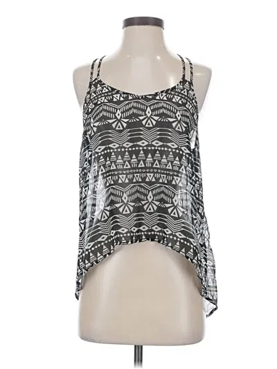 Pre-owned Forever 21 Sleeveless Blouse In Silver