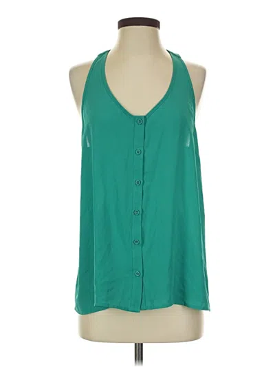 Pre-owned Forever 21 Sleeveless Blouse In Teal