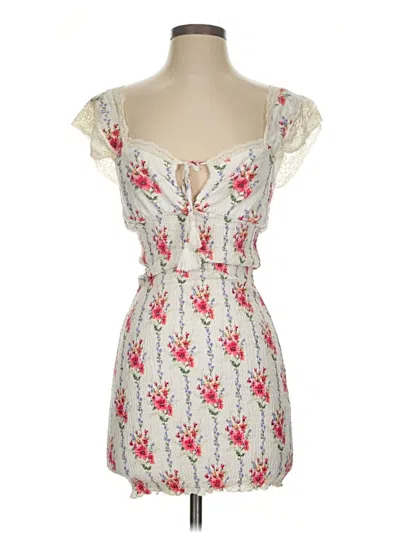 Pre-owned Forever 21 Sleeveless Blouse In White