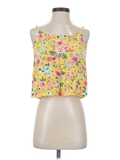 Pre-owned Forever 21 Sleeveless Blouse In Yellow