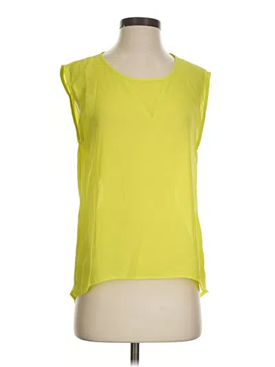Pre-owned Forever 21 Sleeveless Blouse In Yellow