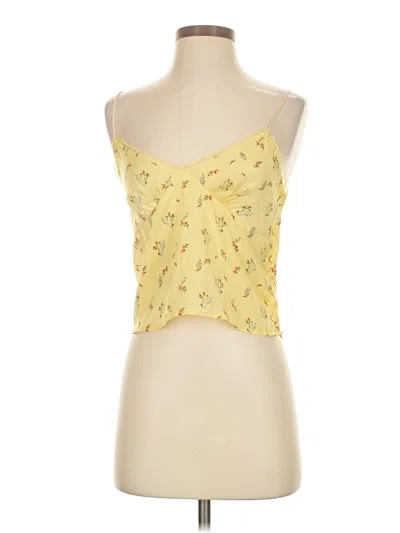 Pre-owned Forever 21 Sleeveless Blouse In Yellow