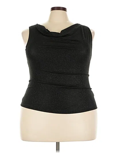 Forever 21 Sleeveless Top Black Cowl Neck Tops