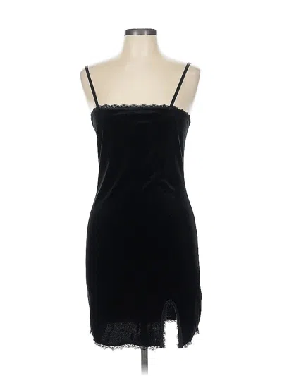 Pre-owned Forever 21 Sleeveless Top Black Strapless Neckline Tops