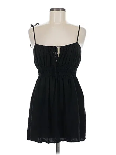 Pre-owned Forever 21 Sleeveless Top Black Strapless Neckline Tops
